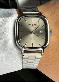 Max Max Men's Stylish Watch - Classic Design with Luxury Beige Color and Stylish Metal Band  - Image 1
