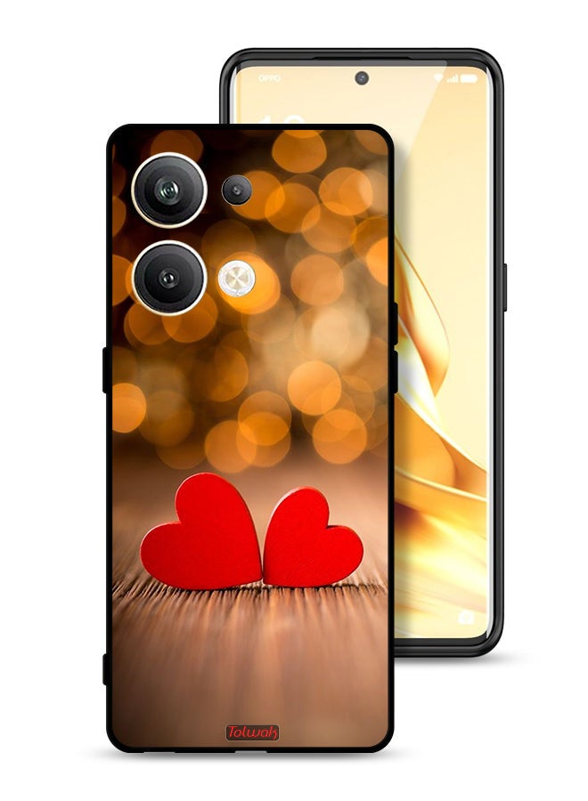 Tolwak Oppo Reno9 Pro Plus 5G Protective Case Cover Two Beautiful Hearts - Image 1