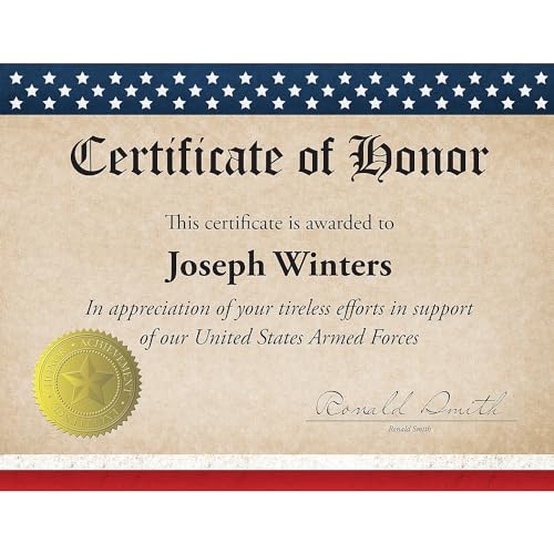 Great Papers! Patriotic Certificate, 25 Count, 8.5"x11" (2015083) - Image 3