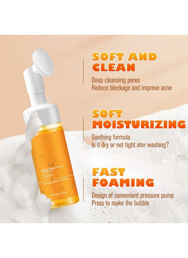 TrimakeShop Turmeric Facial Cleanser, Turmeric Facial Wash, Turmeric Foaming Cleanser For All Skin 