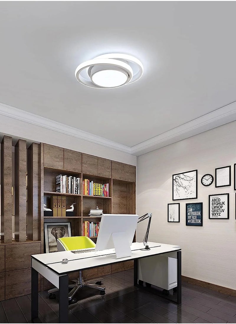 Comely 2 Piece LED Ceiling Light Modern Design Round Ceiling Light Cold White  - Image 4