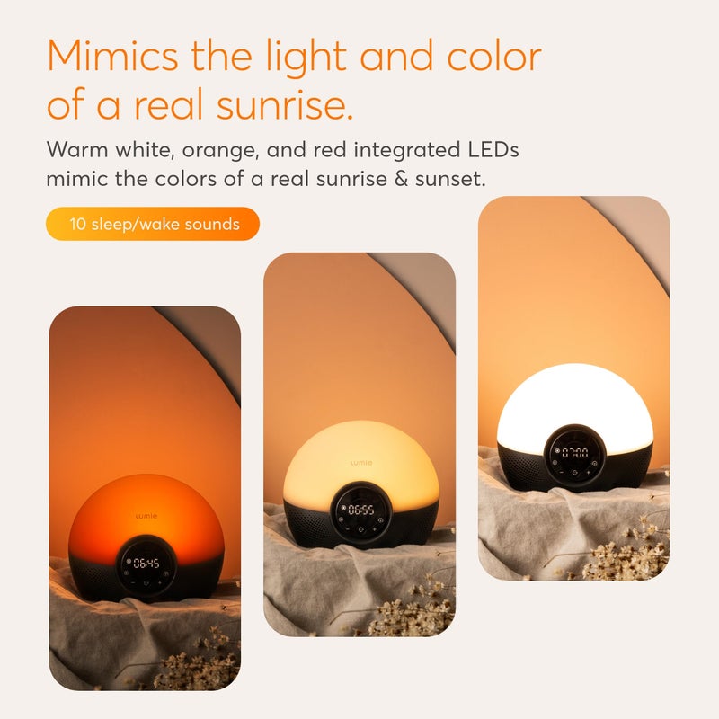 Lumie Bodyclock Glow 150 - Sunrise & Sunset Alarm Clock - Bedside Lamp with Custom Light Duration - Wake-Up, Night & Reading Light - Warm LEDs - Image 3