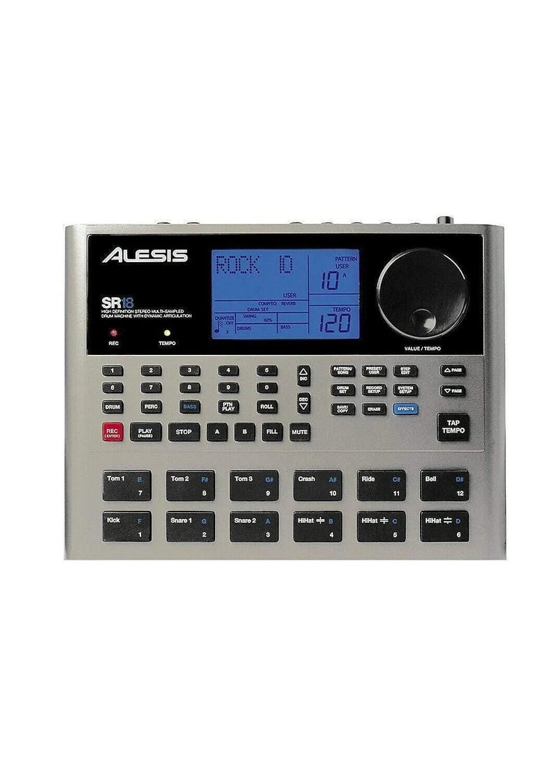 Alesis SR 18 Drum Machine - Image 1