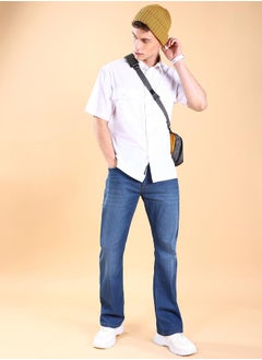HIGHLANDER Mid-Rise Bootcut Stretchy Jeans by Styli  - Image 2