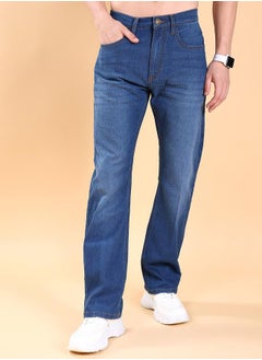 HIGHLANDER Mid-Rise Bootcut Stretchy Jeans by Styli  - Image 1