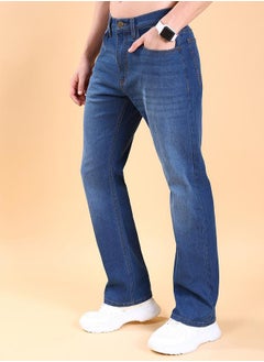 HIGHLANDER Mid-Rise Bootcut Stretchy Jeans by Styli  - Image 4