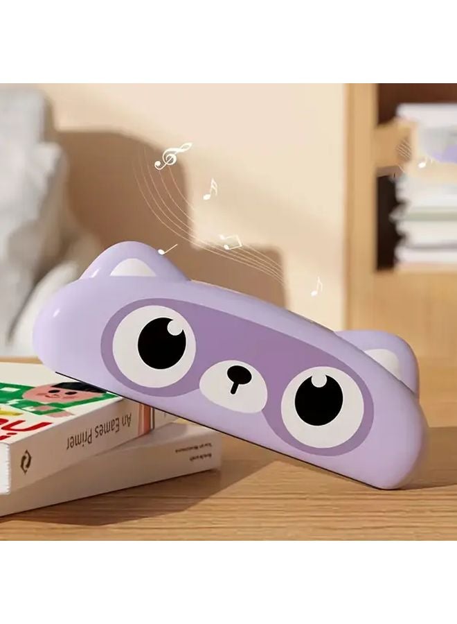 Raccoon Style Harmonica Toy With Color Changing Soft Cushioned Edges Music Learning Gift - Image 1