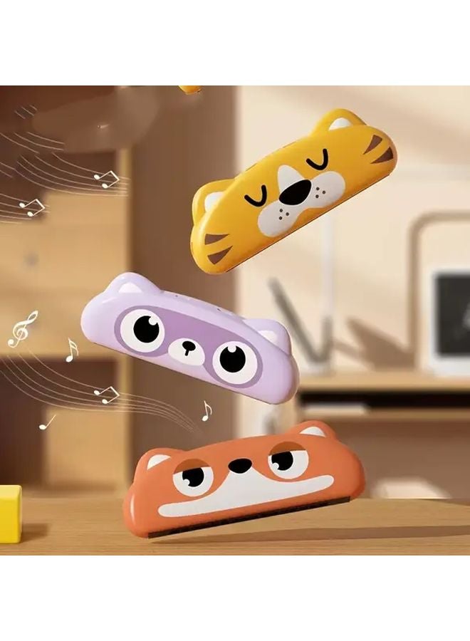 Raccoon Style Harmonica Toy With Color Changing Soft Cushioned Edges Music Learning Gift - Image 2