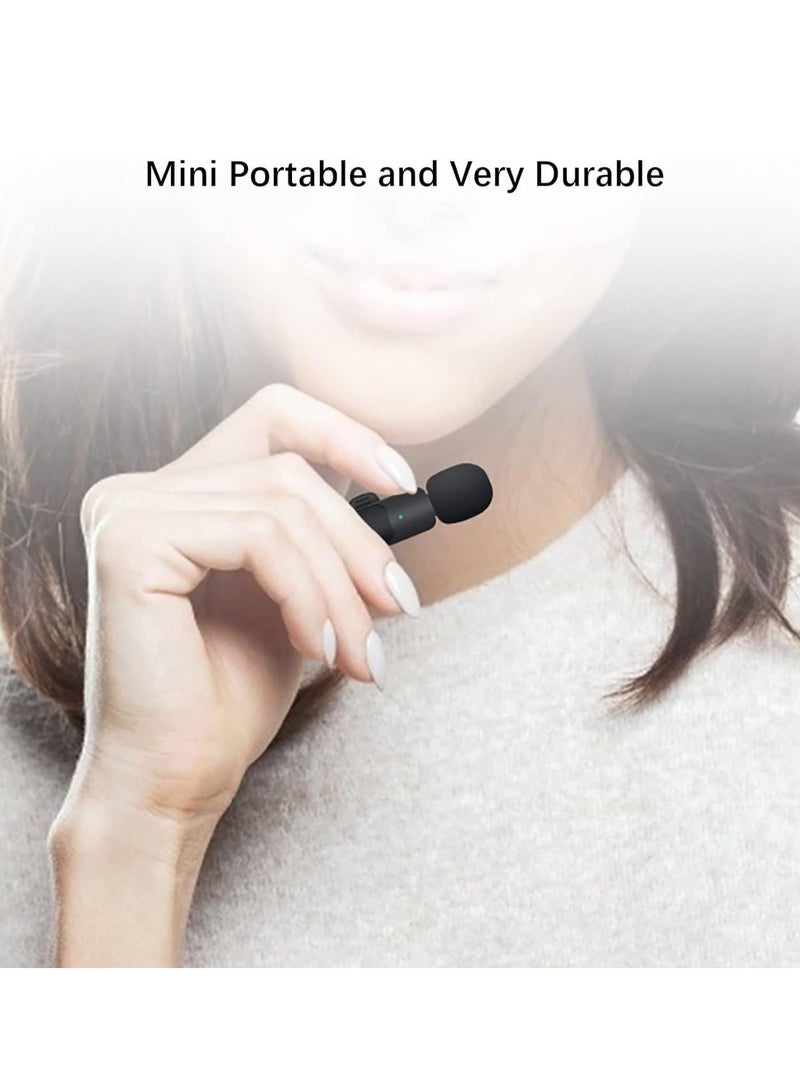 ELTRAZONE Wireless Lavalier Microphone for iPhone iPad USB C Smartphone, Plug and Play Mini Mic for YouTube TikTok Live Streaming Gaming K Song Recording Auto Noise Reduction. (3.5mm 1) - Image 4