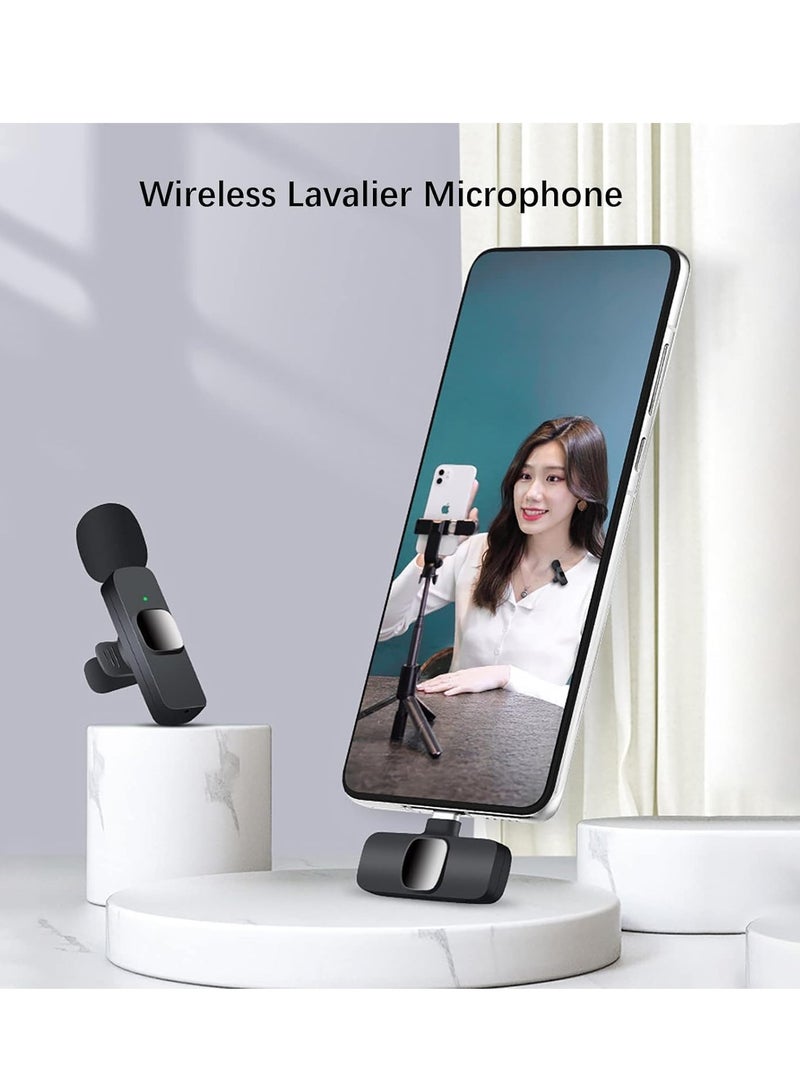 ELTRAZONE Wireless Lavalier Microphone for iPhone iPad USB C Smartphone, Plug and Play Mini Mic for YouTube TikTok Live Streaming Gaming K Song Recording Auto Noise Reduction. (3.5mm 1) - Image 2
