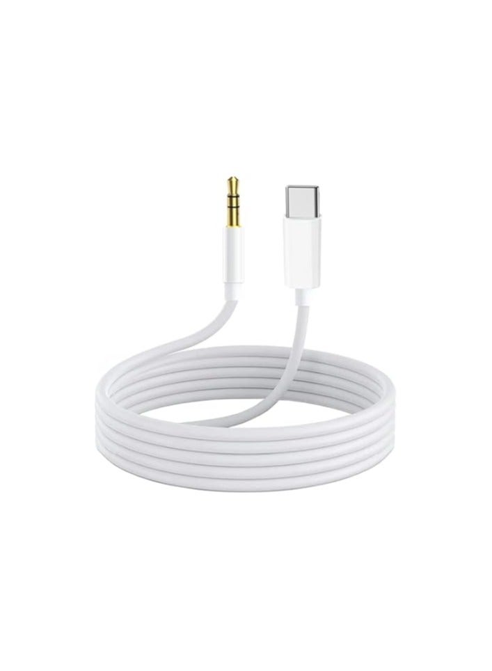 traditious iPhone 16 Pro Max Aux Cord for Car, USB C to 3.5mm Headphone Jack Adapter Car Stereo Aux Audio Cable for iPhone 16e 16 Plus 16 Pro 16 15 Pro Max 15 Plus 15 USBC to Car Home Stereo/Headphone/Speaker - Image 1