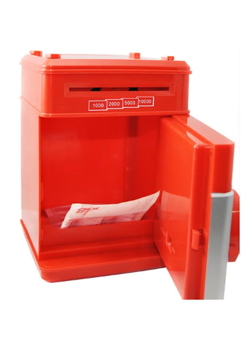 أوتاد صندوق توفير إلكتروني للأموال مع حماية بكلمة مرور وتصميم مفصل فريد 20.5 × 15 × 14.5 سم - Image 2