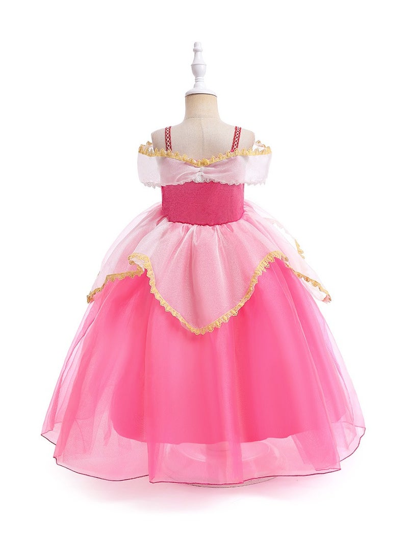 M MIAOYAN Girls' Sleeping Beauty Princess Alo Mesh Skirt  - Image 4