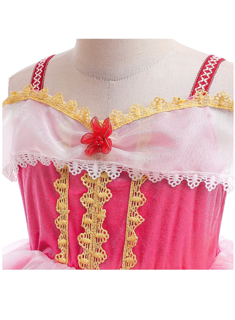 M MIAOYAN Girls' Sleeping Beauty Princess Alo Mesh Skirt  - Image 5