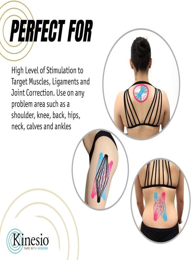 Kinesio Tex Gold Tape, 2" x 16.4', Blue, 2 Rolls - Image 4