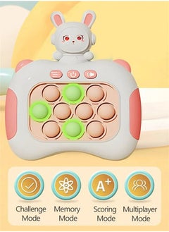 Bukela Pop Fidget Games for Kids, Decompression Breakthrough Puzzle Game Machine, Push Bubble Pop Puzzle Game, Quick Push Game Console, Push Button Toy for Kids Girl Boy Birthday Gift With Lanyard  - Image 3
