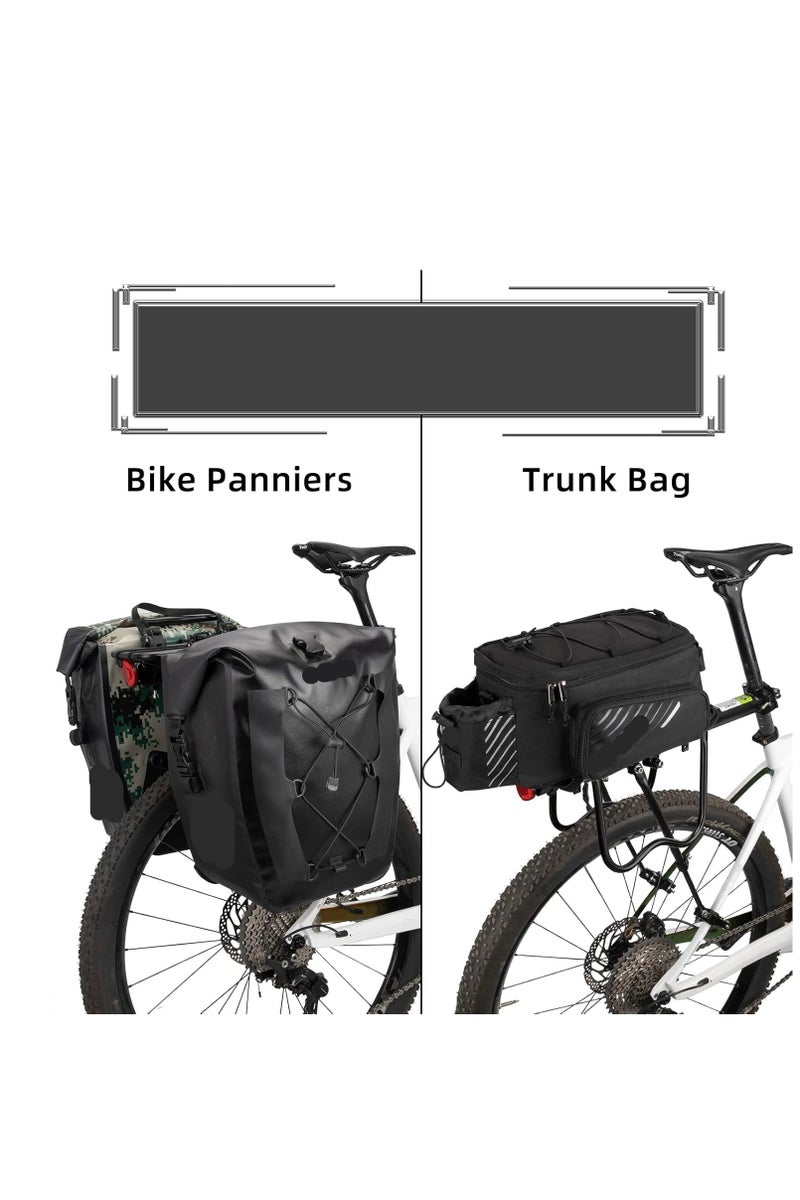 Soofam Rear Bike Rack Quick Release Bike Cargo Rack Luggage Bike Rack Rear Mountain Bike Rack Loads165lbs Capacity - Image 3