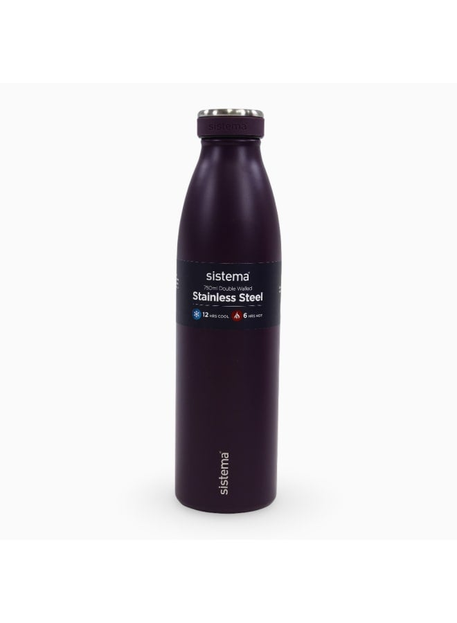 Sistema Stainless Steel Water Bottle – Purple