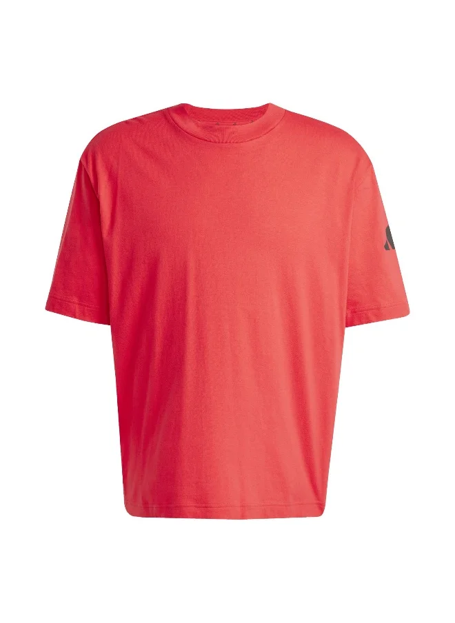 Adidas adidas essentials lose fit three bar men t-shirt