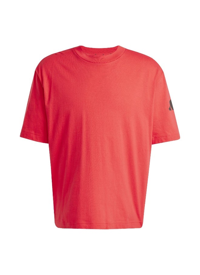 Adidas adidas essentials lose fit three bar men t-shirt  - Image 1