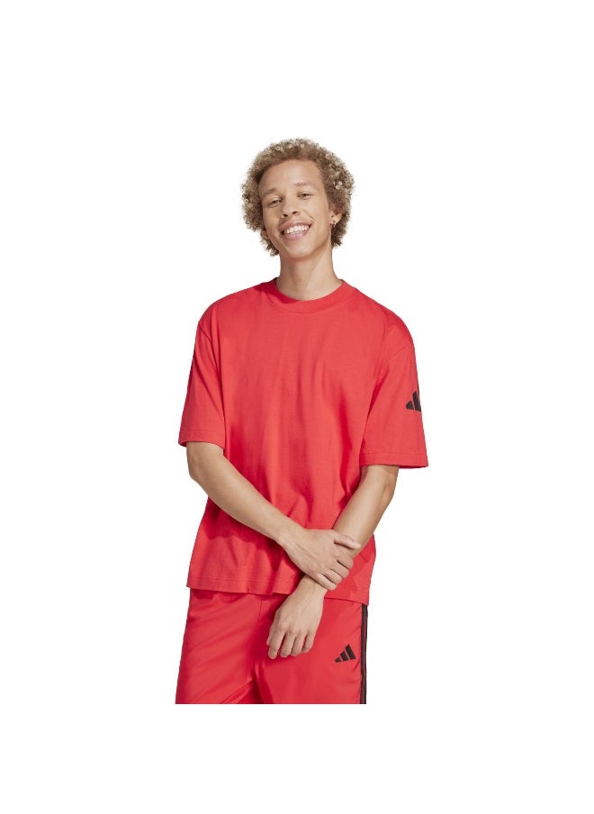 Adidas adidas essentials lose fit three bar men t-shirt  - Image 3