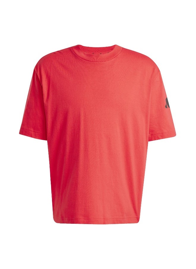 Adidas adidas essentials lose fit three bar men t-shirt  - Image 2