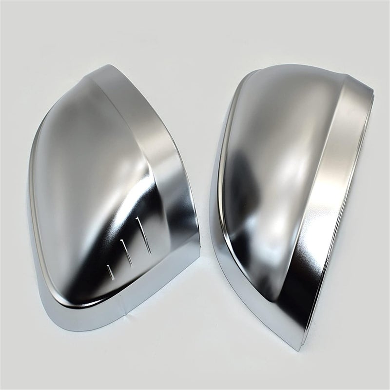 Vuzmode Matte Chrome Rearview Mirror Shell Covers - Image 1