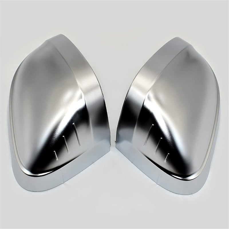 Vuzmode Matte Chrome Rearview Mirror Shell Covers - Image 2