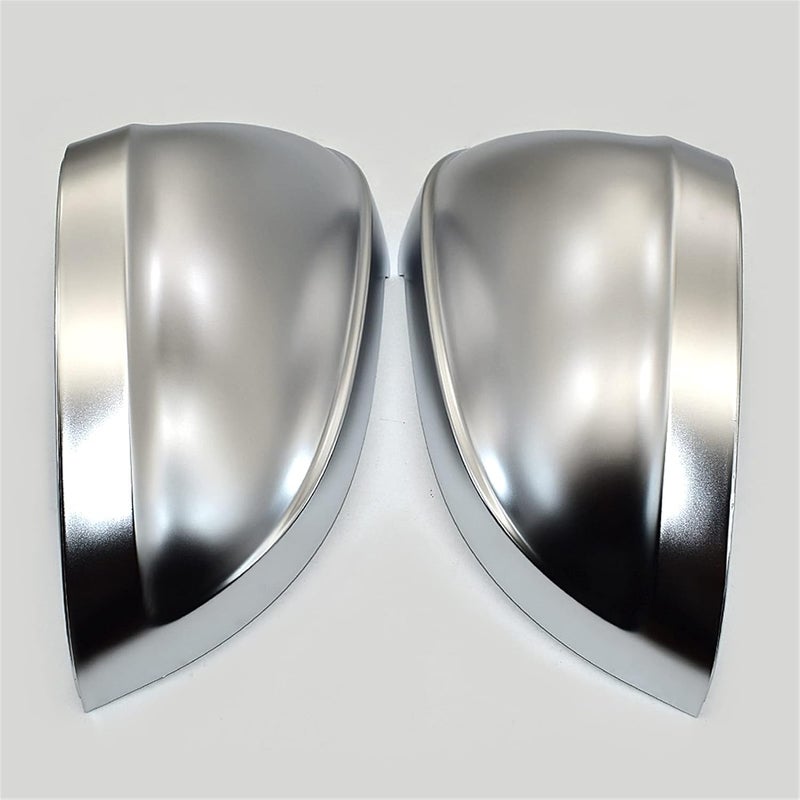 Vuzmode Matte Chrome Rearview Mirror Shell Covers - Image 3