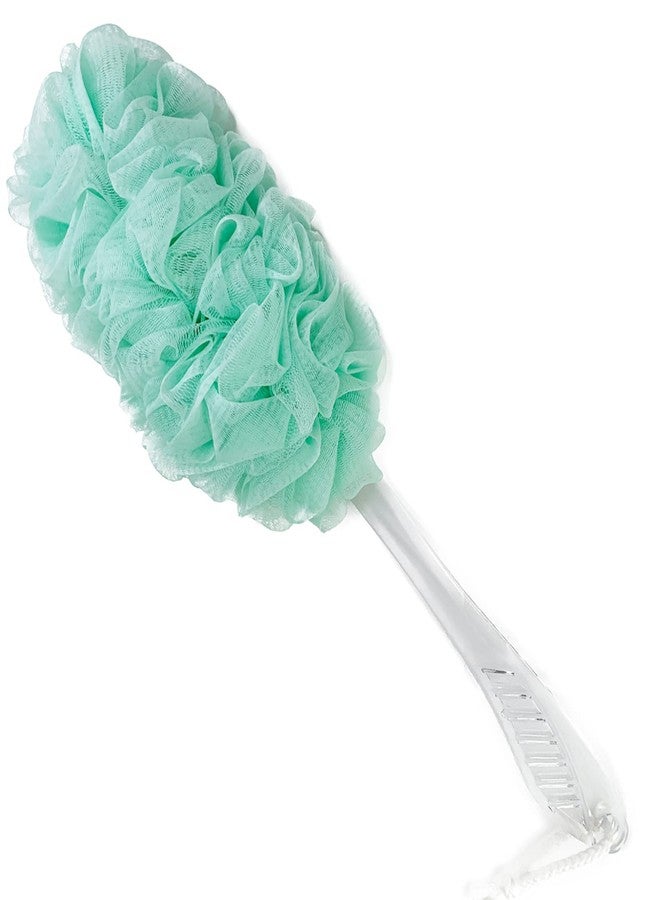 PPHAO BASIC PPHAO - Back Bath Brush - Loofah Sponge Scrubber - Bath Brush Long Handle for Shower - Loofah Exfoliating for Men - Shower Loofah for Women - Green Loofah - 1Pack - Image 1