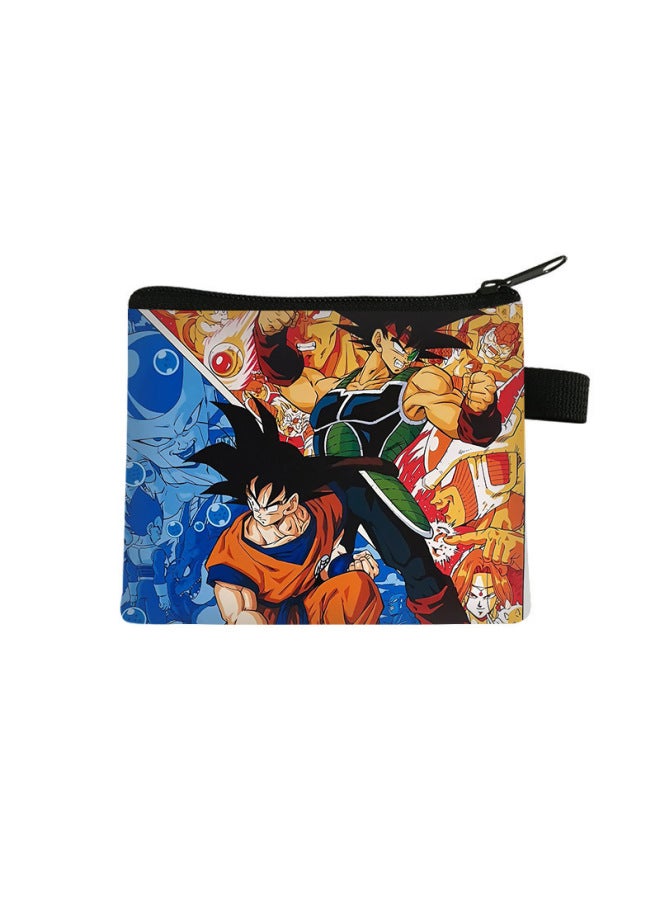 New Dragon Ball Coin Purse For Children, Large Capacity Short Storage Bag, Student Square Mini Bag