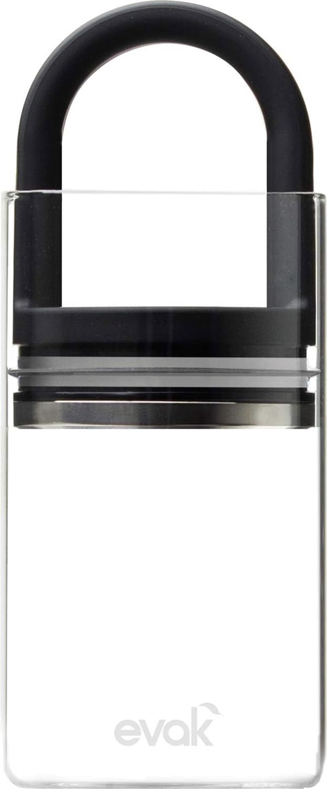 Prepara Evak Classic Glass Food Storage 24 Ounce Black