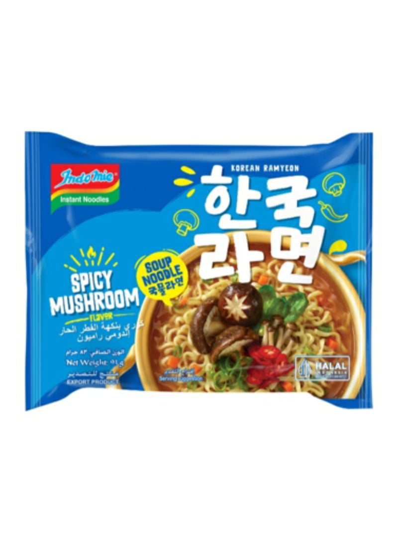 Indomie Korean Spicy Mushroom Soup Noodles Halal Certified 5 x 83g - Image 2