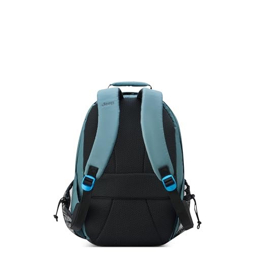 Jeep JS011B Laptop Travel Backpack, Light Blue - Image 4