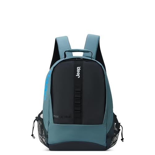 Jeep JS011B Laptop Travel Backpack, Light Blue - Image 2