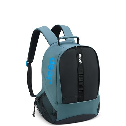 Jeep JS011B Laptop Travel Backpack, Light Blue - Image 1