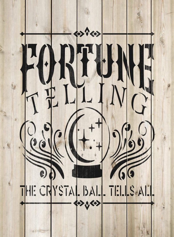 Stencil Revolution Fortune Telling Stencil - Halloween Craft, Horror Kitchen Decor, Halloween Kitchen Decor, Spooky Decor, Halloween Drawing Stencils - Image 4