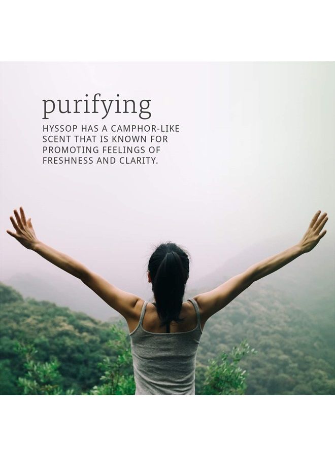 now Essential Oils, Hyssop Oil, Purifying Aromatherapy Scent, Steam Distilled, 100% Pure, Vegan, Child Resistant Cap, 1-Ounce - Image 4