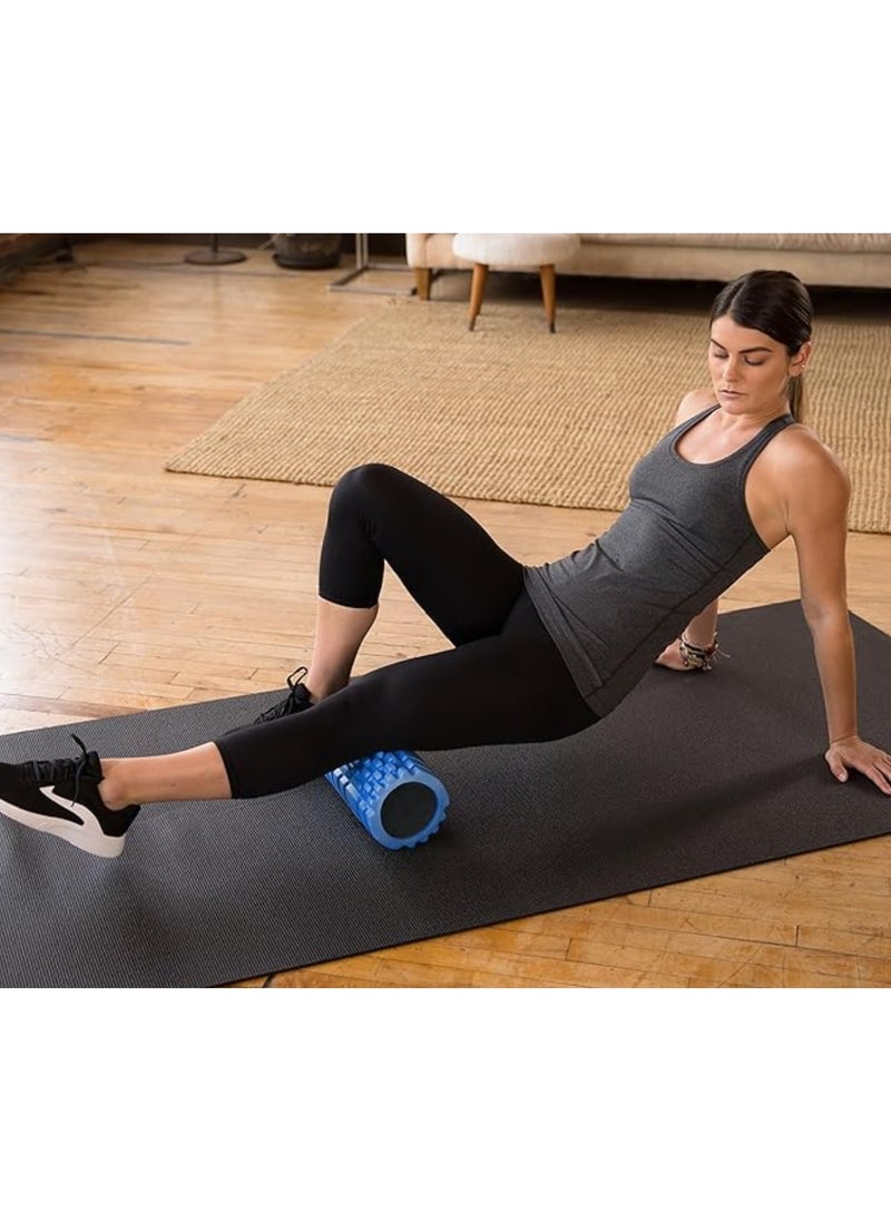 Foam Roller(Bule) - Medium Density Deep Tissue Massager For Muscle Massage And Myofascial Trigger Point Release