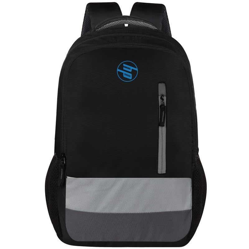 high power 3 Compartments Laptop Backpack College Office Bag Fashion Rucksack Casual Design School, Business, Traveling Bags Unisex Waterproof Comfortable Adjustable Shoulder Strap, 40 Litres, Black - Image 1