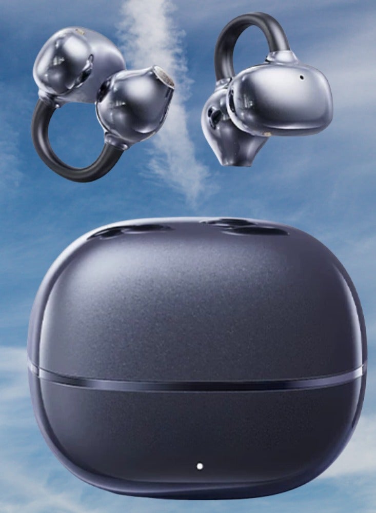 A41 FreeClip Wireless Earphone  Bluetooth 5.4  AB5656C Chip  200mAh Charging Case  28mAh Earphones  4-5 Hours Talk/Music Time  30 Hours Total Playtime Black