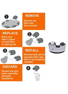 LA FEE Wax Guards for Oticon ProWax MiniFit Hearing Aid Supplies Replacement Wax Filters (3 Packs/ 18 Pcs)  - Image 4