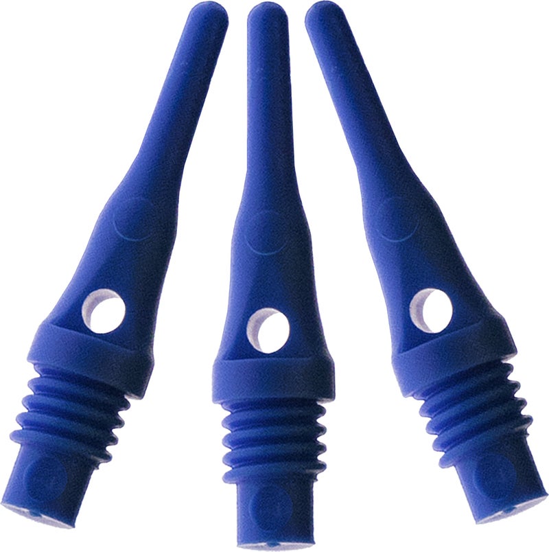 Viper Dart Accessory: Tufflex S.S. (Super Short) 2BA Thread Soft Tip Dart Points, Blue, 1000 Pack - Image 1