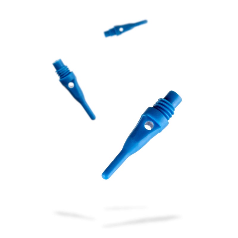 Viper Dart Accessory: Tufflex S.S. (Super Short) 2BA Thread Soft Tip Dart Points, Blue, 1000 Pack - Image 4