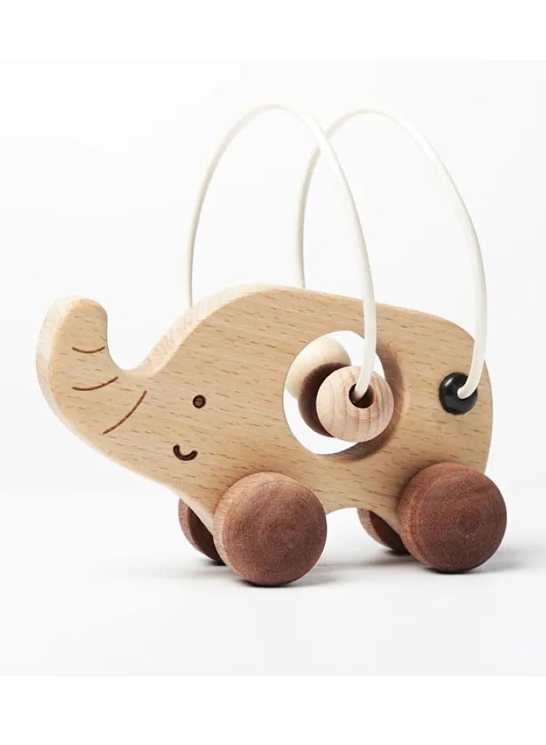 Ariro WOODEN RATTLE - ELEPHANT - Image 1