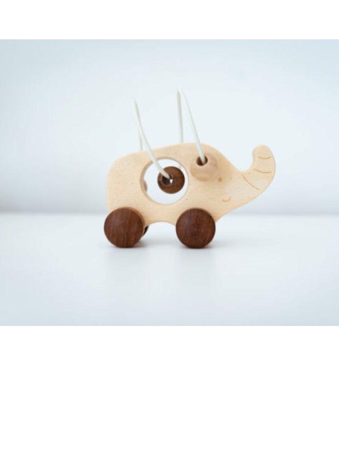 Ariro WOODEN RATTLE - ELEPHANT - Image 5
