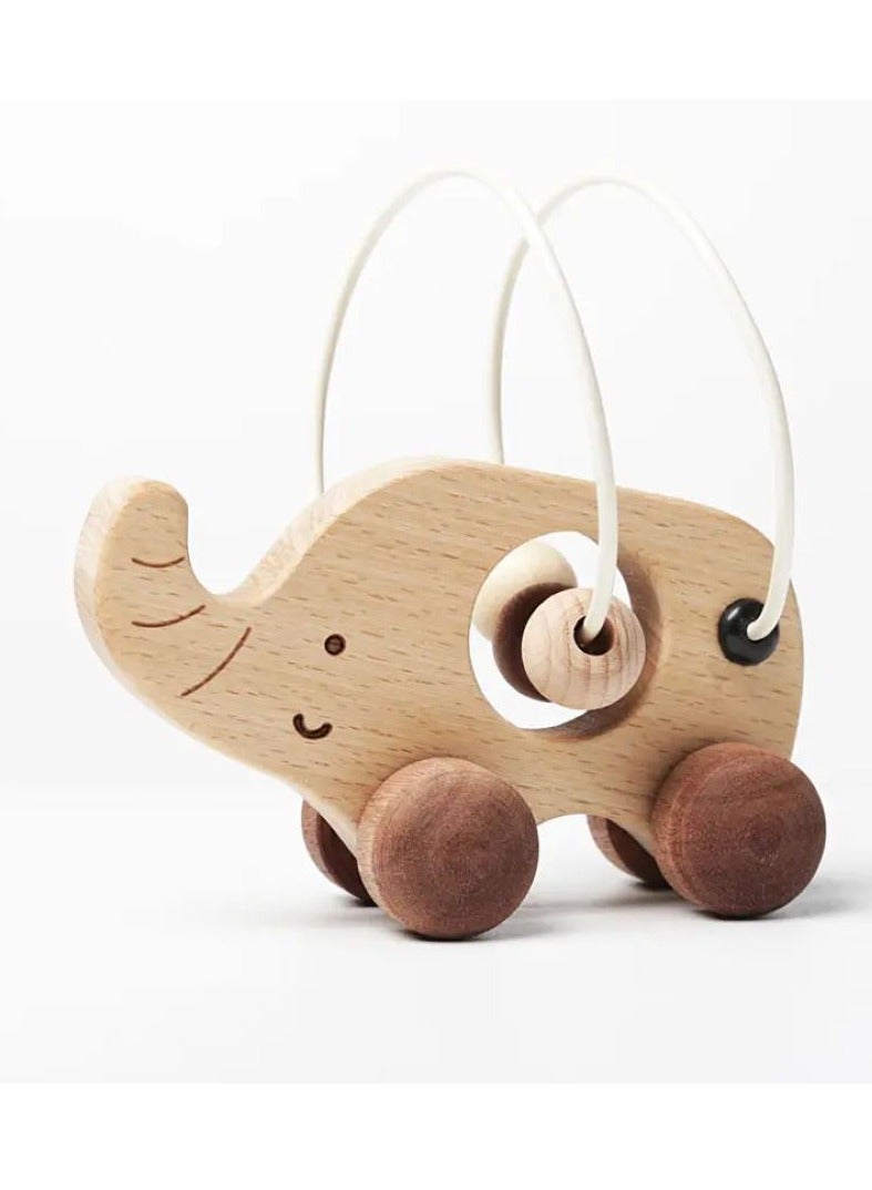 Ariro WOODEN RATTLE - ELEPHANT - Image 2