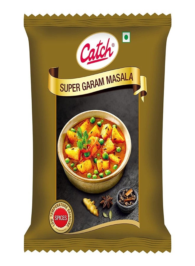 Catch Super Garam Masala Powder 200g (7.05 oz) | Premium All-Purpose Indian Spice Blend | Authentic Aromatic Finishing Masala for Curries & Stews | Non-GMO & Pure - Image 1