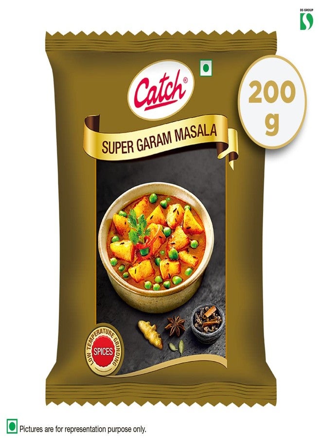 Catch Super Garam Masala Powder 200g (7.05 oz) | Premium All-Purpose Indian Spice Blend | Authentic Aromatic Finishing Masala for Curries & Stews | Non-GMO & Pure - Image 2