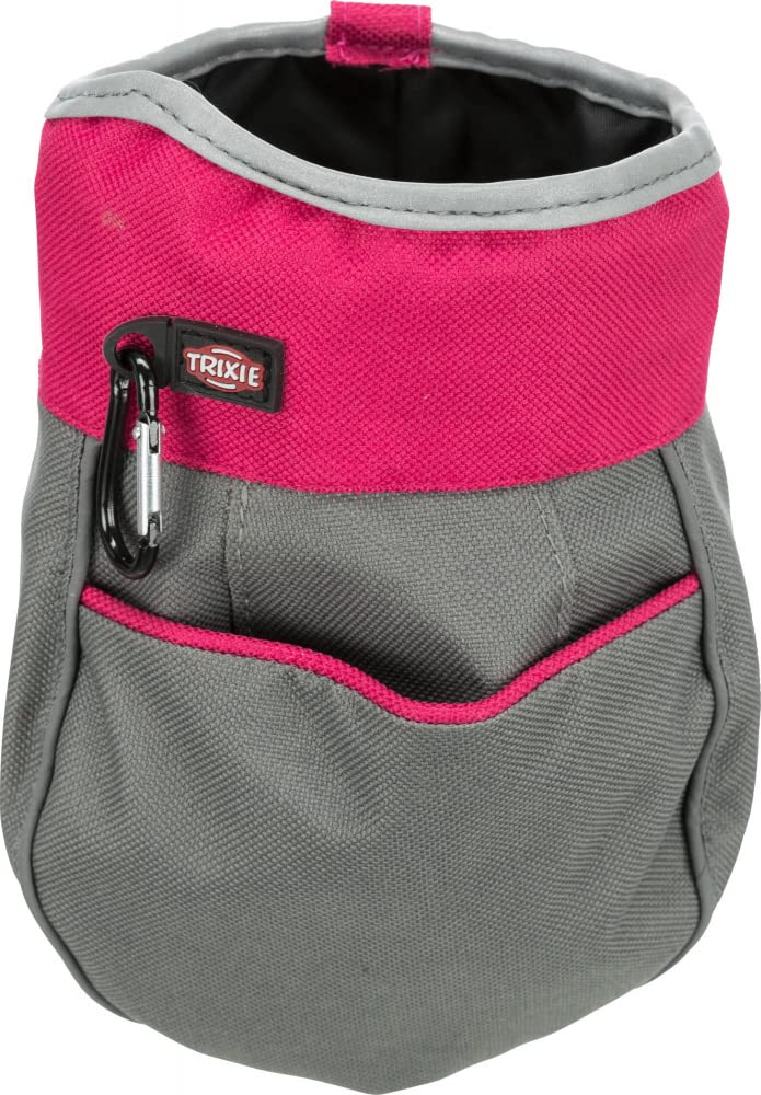 Trixie: - Snack Bag with snap Ring, Assorted | Made with Durable Polyester Perfect to Carry on Pet Adventures | Attaches to Your Belt with a Clip and Loop Feature -11 × 16 cm - Image 1